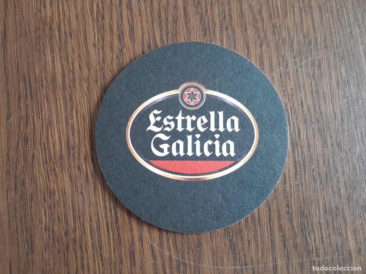 Coleccionismo de cervezas: posavasos de cerveza, estrella Galicia, exageradamente buena.