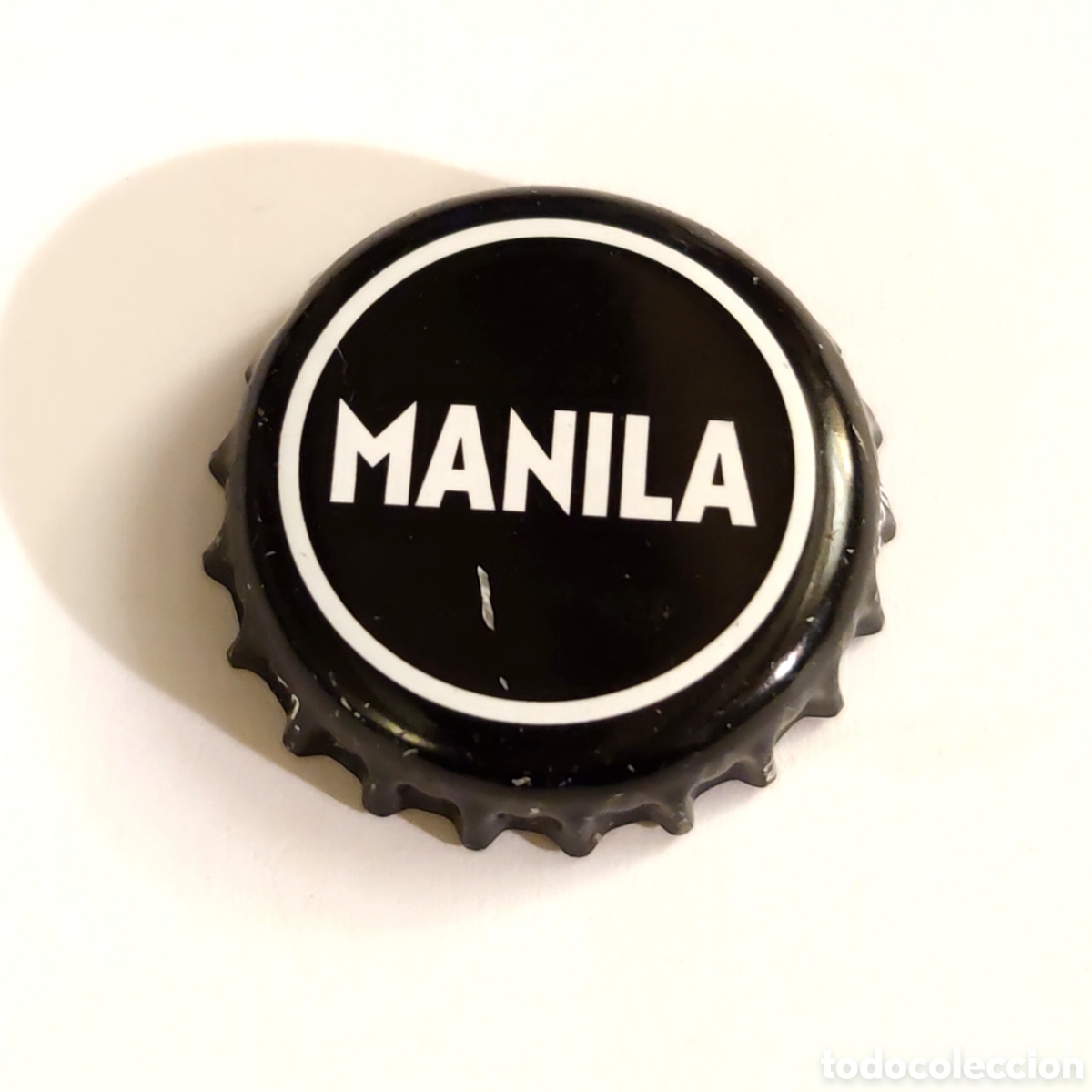 Coleccionismo de cervezas: Chapa tap&oacute;n corona Manila San Miguel cerveza