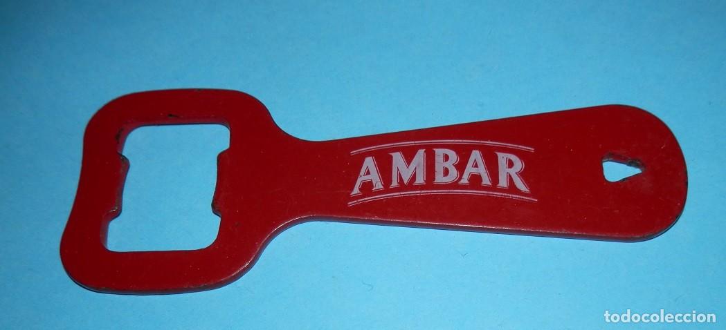 Coleccionismo de cervezas: ABREBOTELLAS /DESCAPSULADOR DE LA CERVEZA AMBAR