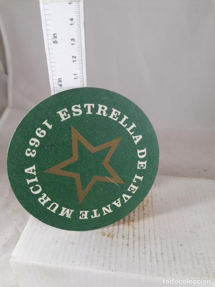 Collectable Beer: POSAVASOS ESTRELLA LEVANTE 1963 MURCIA