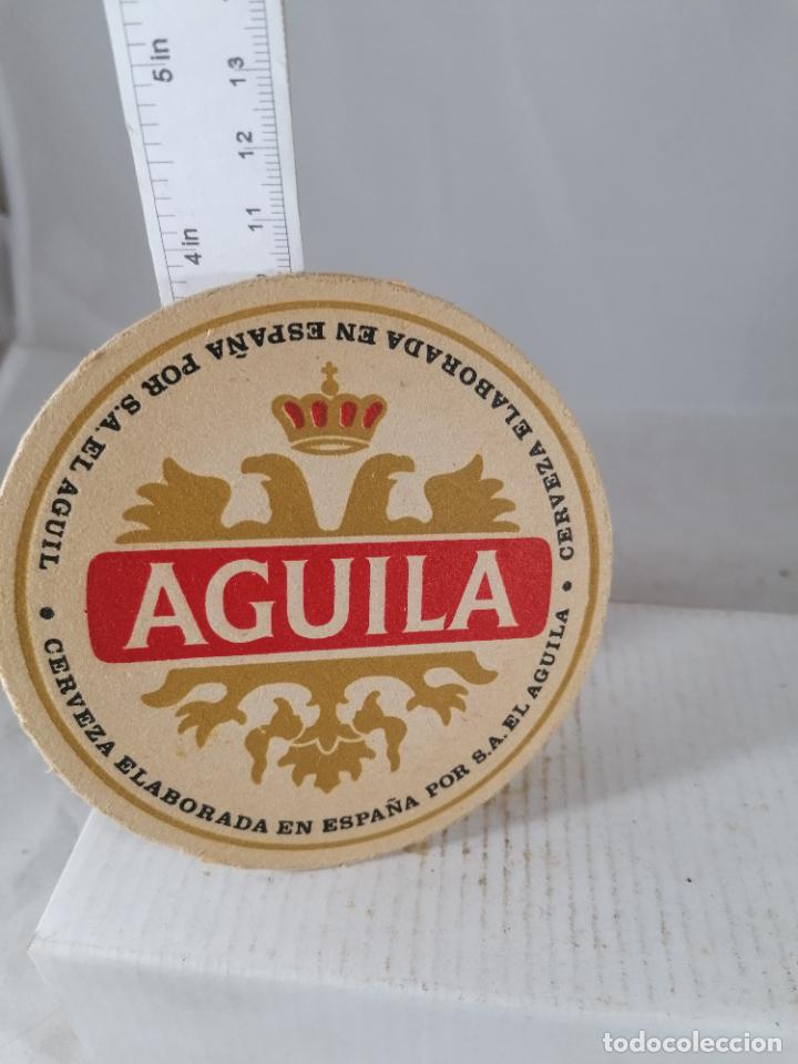 Coleccionismo de cervezas: POSAVASOS CERVEZA AGUILA