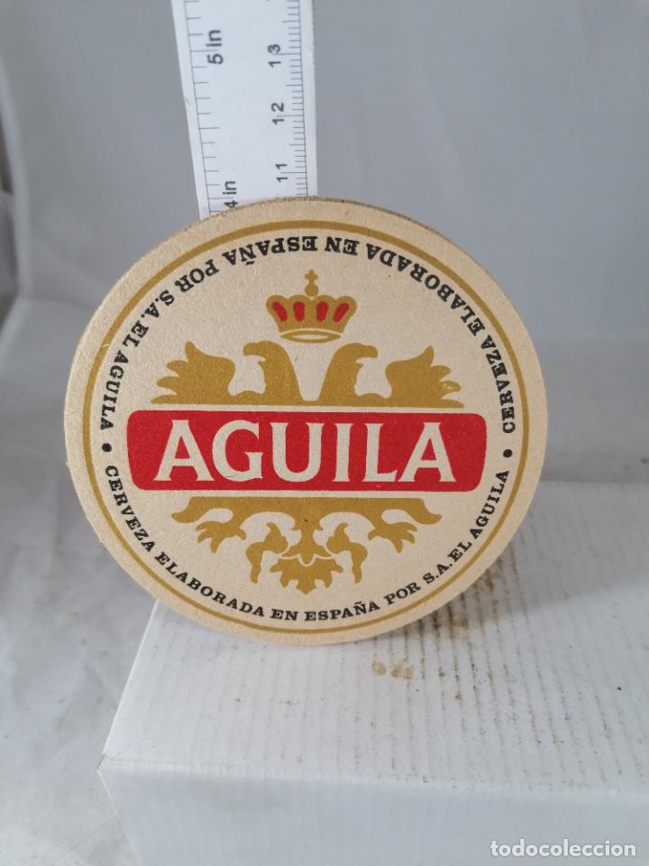 Coleccionismo de cervezas: POSAVASOS CERVEZA AGUILA