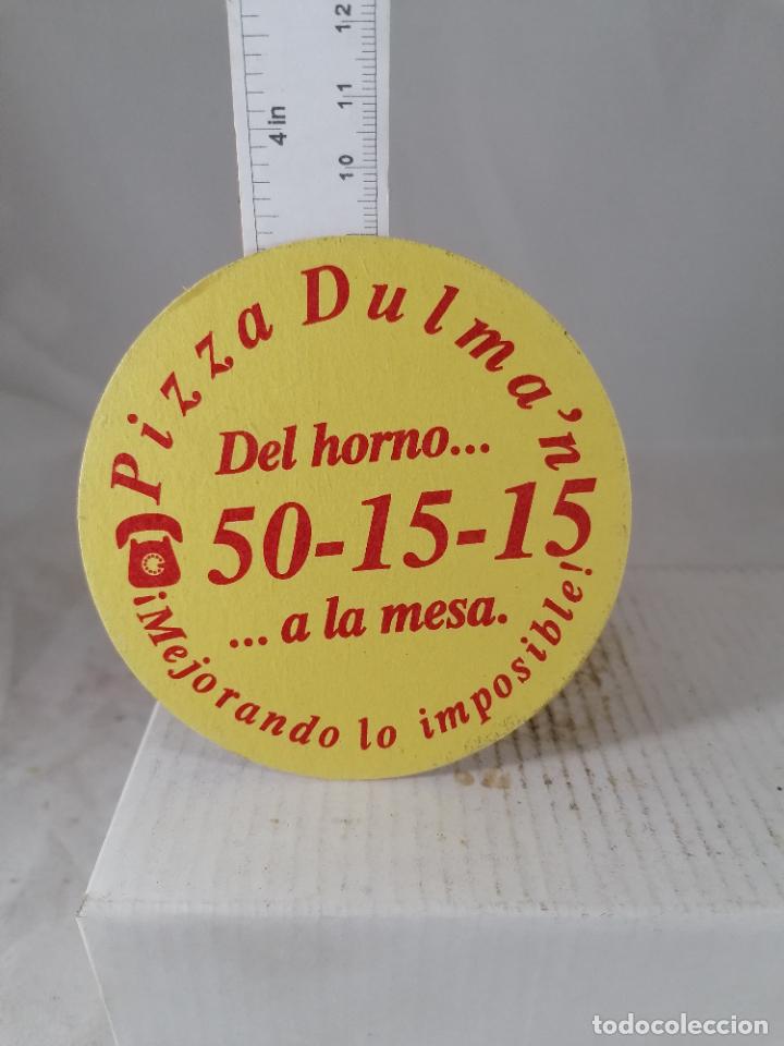 Coleccionismo de cervezas: POSAVASOS PIZZA DULMAN - Foto 1