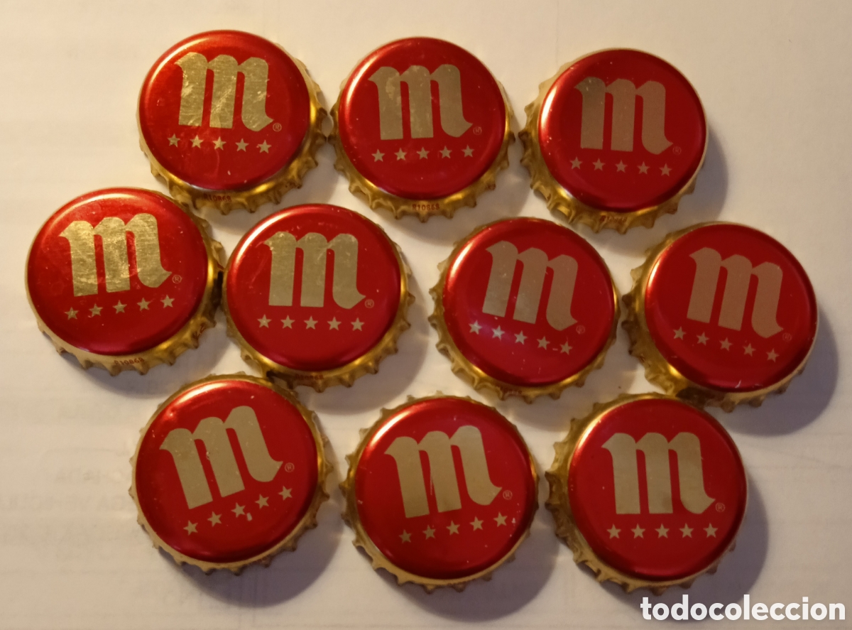 Coleccionismo de cervezas: LOTE CHAPAS MAHOU (Dorada)