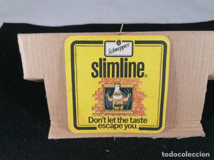 Coleccionismo de cervezas: POSAVASOS SCHWEPPES SLIMLINE - Foto 1