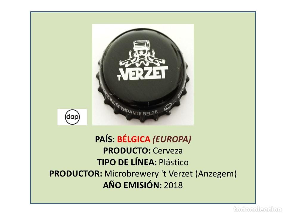 Sammeln von Brauereiartikeln: TAPON CORONA CAPSULA CHAPA CERVEZA VERZET (B&Eacute;LGICA)