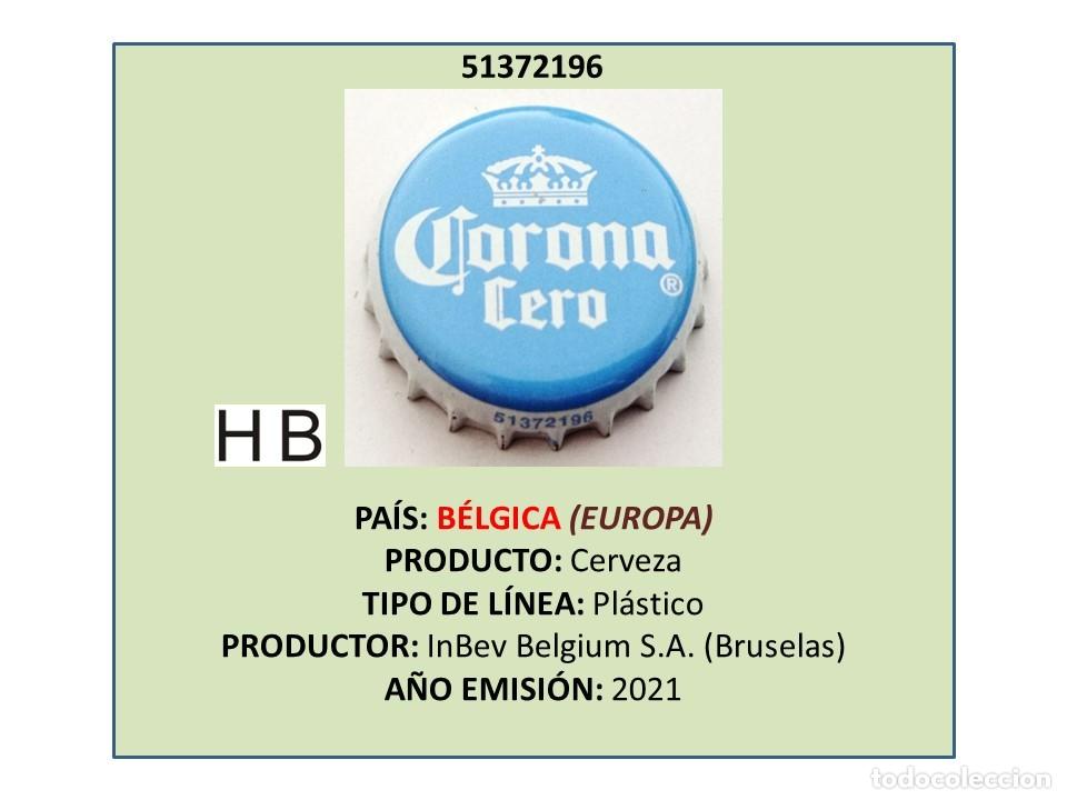 Sammeln von Brauereiartikeln: TAPON CORONA CAPSULA CHAPA CERVEZA CORONA CERO (B&Eacute;LGICA)