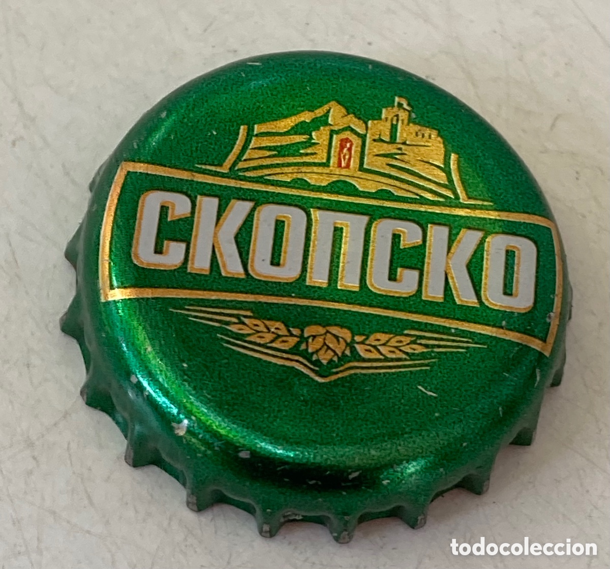 Sammeln von Brauereiartikeln: KRONKORKEN BOTTLE CAP CHAPA CERVEZA BIER BIRRA BIERE SKOPSKO. MACEDONIA.(2)---LOTE N. 3607--CARMANJO