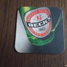 Coleccionismo de cervezas: POSAVASOS DE CERVEZA, BECK'S