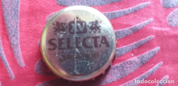 Coleccionismo de cervezas: CERVEZA-V9H-X-CHAPA-TAPON-CORONA-SAN MIGUEL-SELECTA XV
