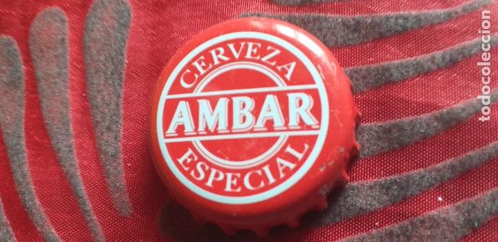 Coleccionismo de cervezas: CERVEZA-V9H-X-CHAPA-TAPON-CORONA-AMBAR-ESPECIAL