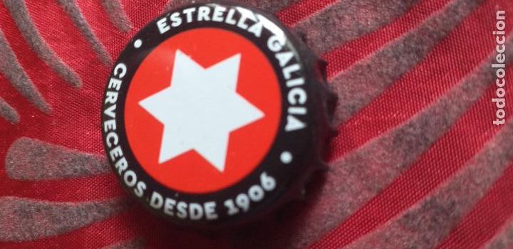 Coleccionismo de cervezas: CERVEZA-V9H-X-CHAPA-TAPON-CORONA-LA ESTRELLA DE GALICIA