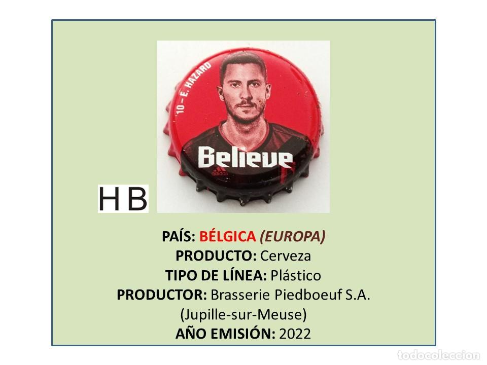 Coleccionismo de cervezas: TAPON CORONA CAPSULA CHAPA CERVEZA JUPILER QATAR 2022 (E. HAZARD) (B&Eacute;LGICA)