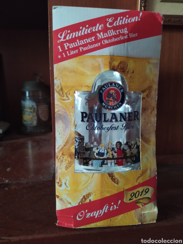 Coleccionismo de cervezas: EDICION LIMITADA 2019. PAULANER OKTOBERFEST BIER. 1 LITRO MUNCHEN BIER
