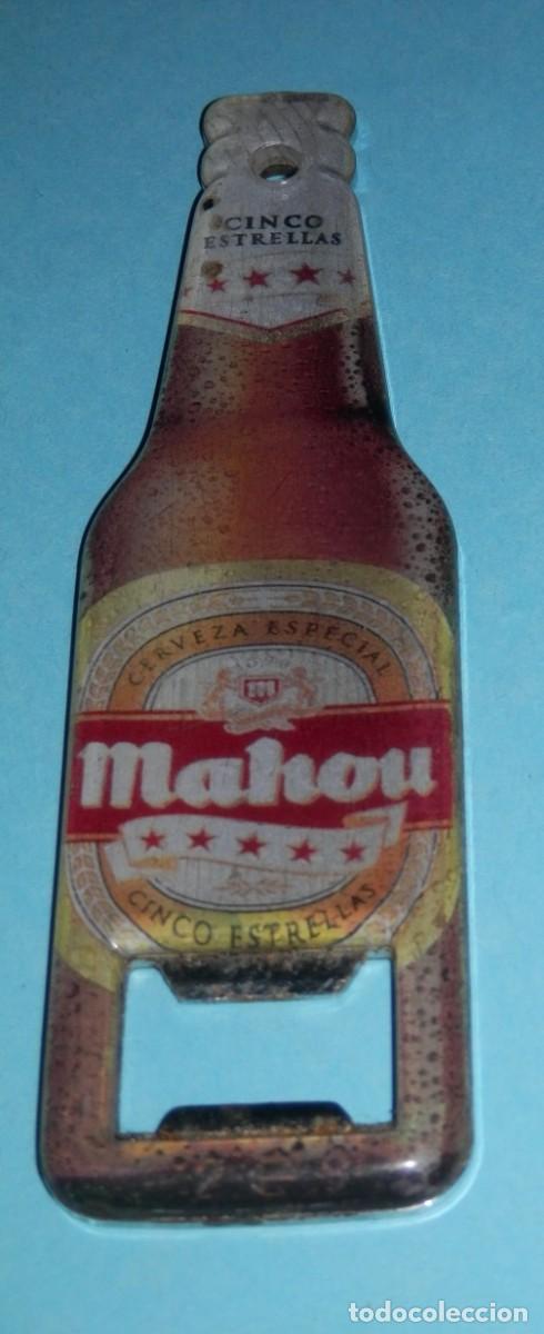 Coleccionismo de cervezas: ABREBOTELLAS /DESCAPSULADOR DE LA CERVEZA MAHOU