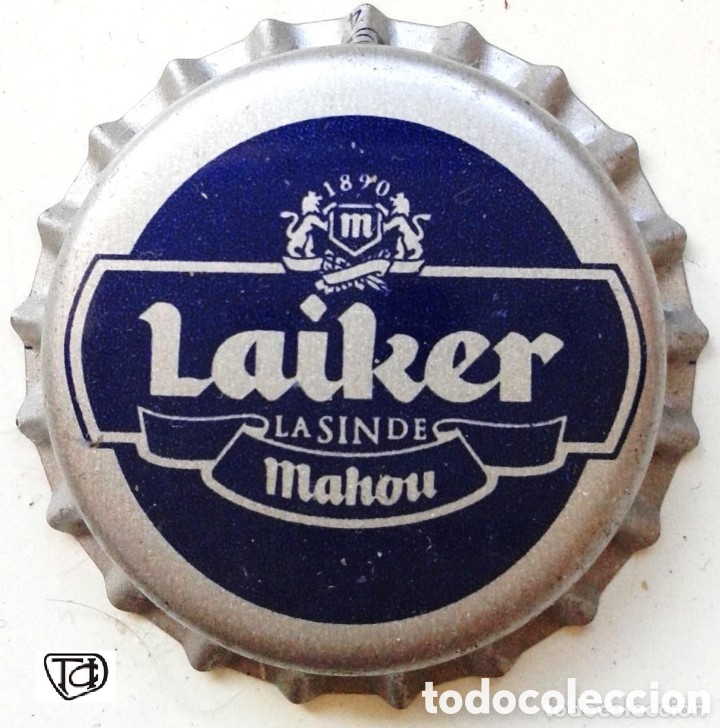 Coleccionismo de cervezas: CHAPA NUEVA CERVEZA LAIKER LA SIN DE MAHOU - ESPA&Ntilde;A