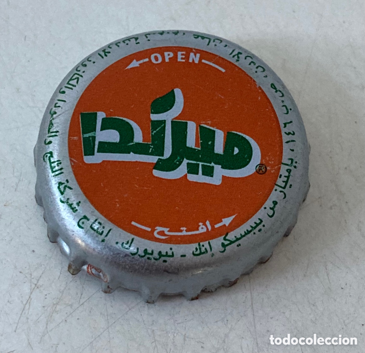 Coleccionismo de cervezas: TAP&Oacute;N CORONA BOTTLE CAP KRONKORKEN CHAPA SODA REFRESCO MIRINDA.JORDANIA.--LOTE N. 3616--CARMANJO