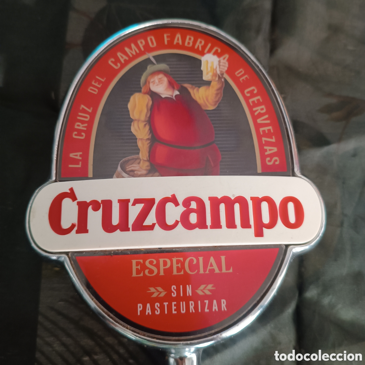 cruzcampo, embellecedor grifo - Compra venta en todocoleccion