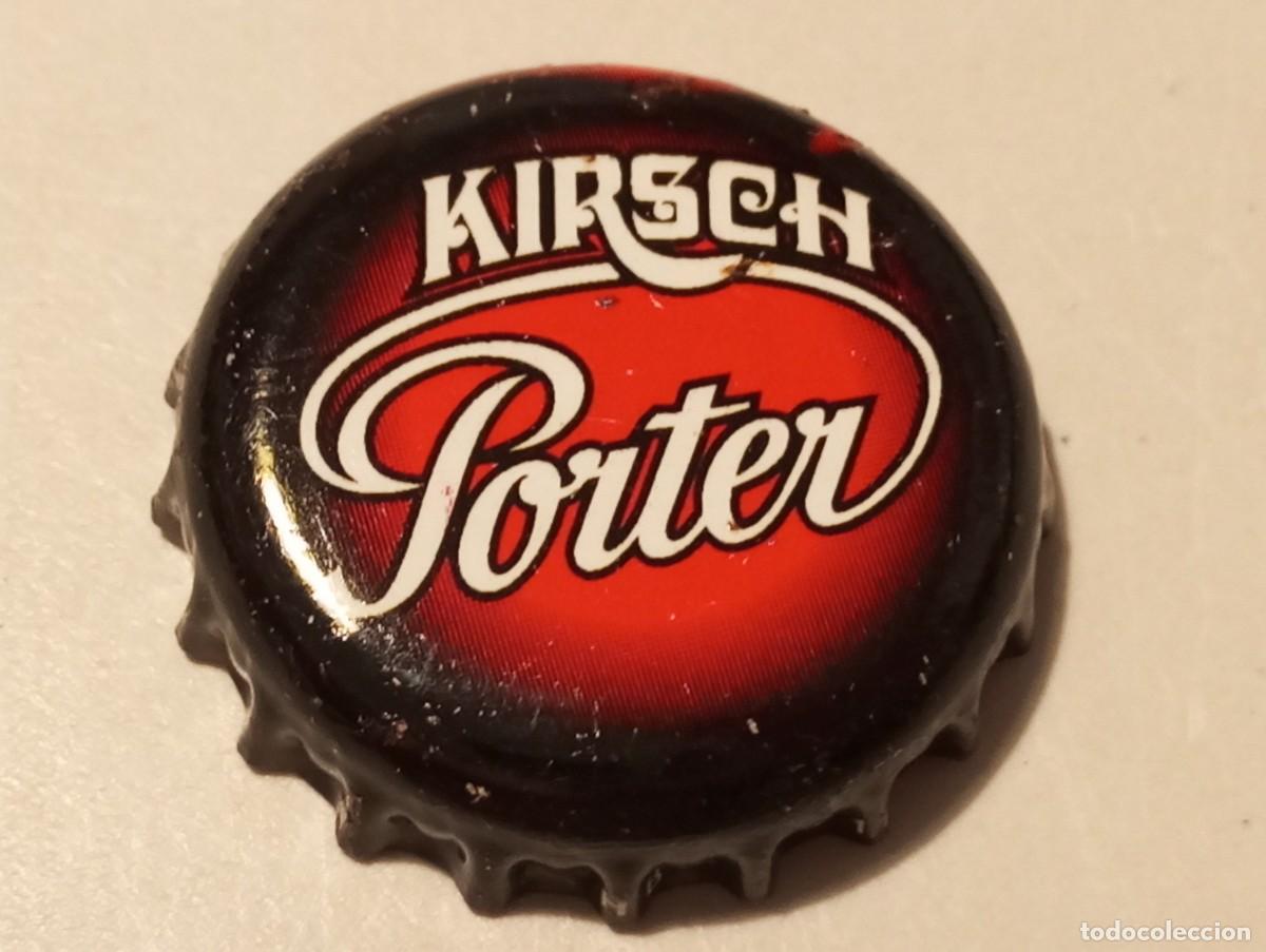 Coleccionismo de cervezas: Chapa tap&oacute;n corona de la cerveza alemana LAUSITZER PORTER KIRSCH