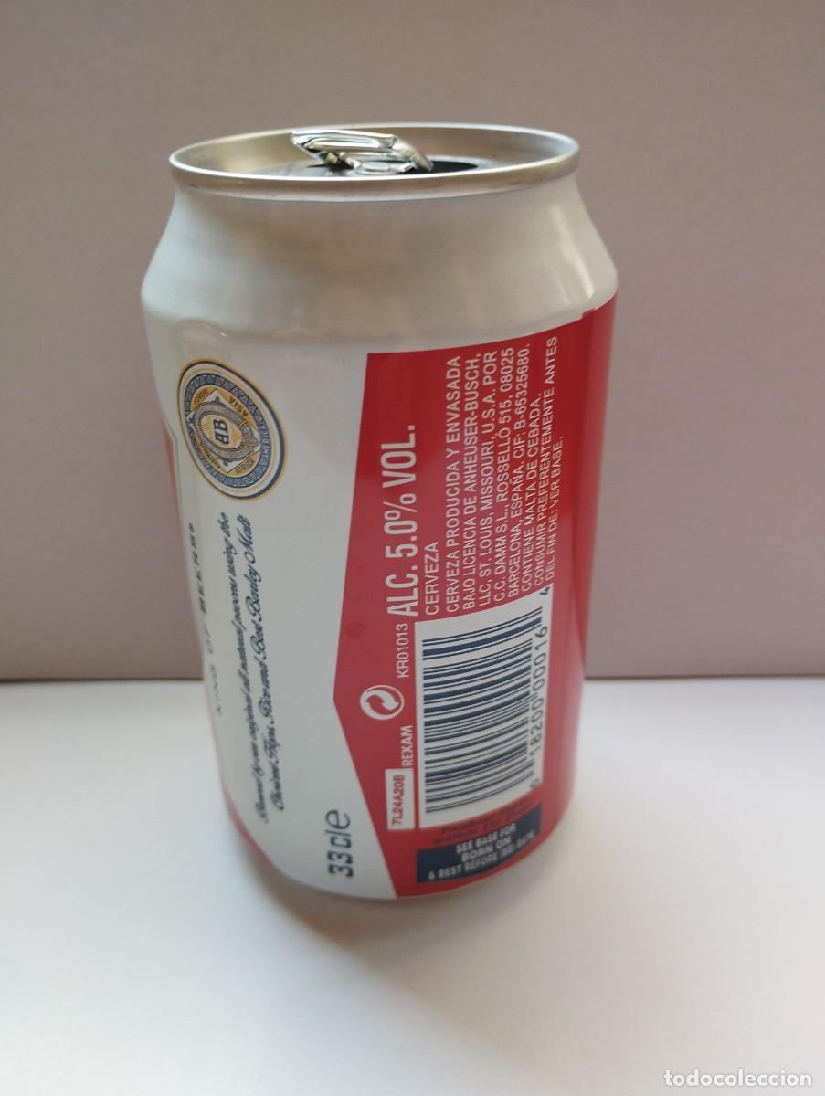 Coleccionismo de cervezas: BOTE - LATA CERVEZA BUDWEISER - Foto 3