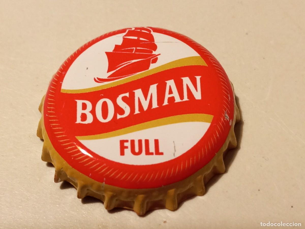 Coleccionismo de cervezas: Chapa tap&oacute;n corona de la cerveza polaca BOSMAN FULL
