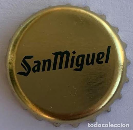 Coleccionismo de cervezas: Chapa de cerveza San Miguel