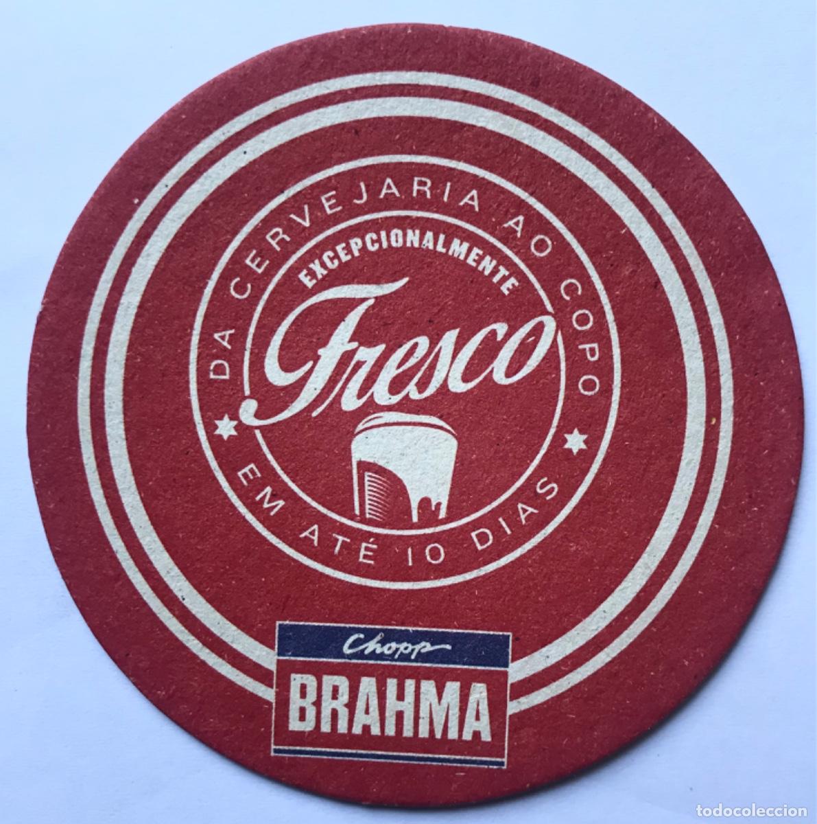 Coleccionismo de cervezas: POSAVASOS CERVEZA BRAHMA BRASIL
