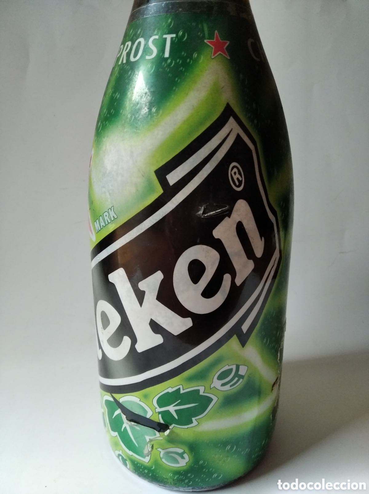 Coleccionismo de cervezas: Botella publicitaria de Heineken - Foto 2