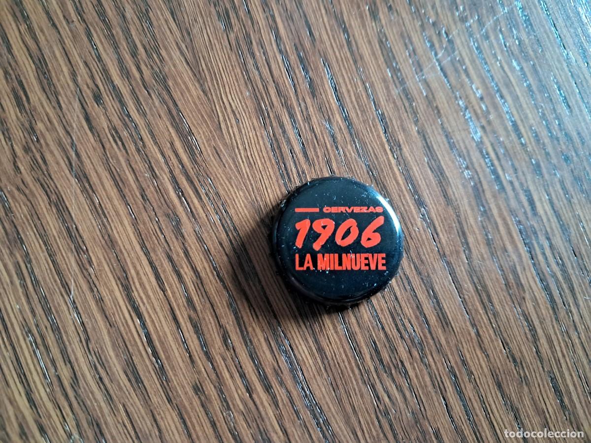 Coleccionismo de cervezas: chapa tap&oacute;n corona de cerveza estrella Galicia 1906, la milnueve.