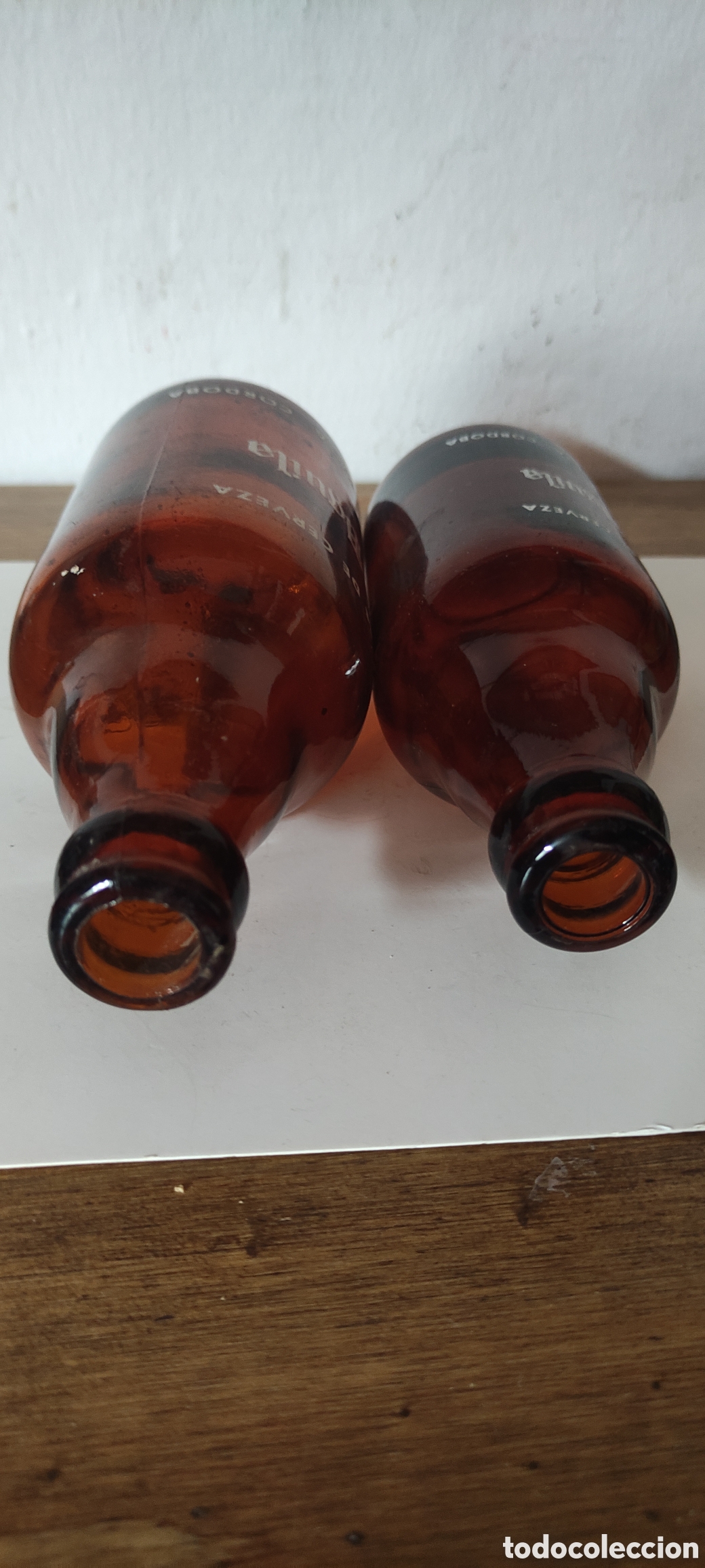Coleccionismo de cervezas: ANTIGUOS BOTELLINES EL AGUILA - Foto 4