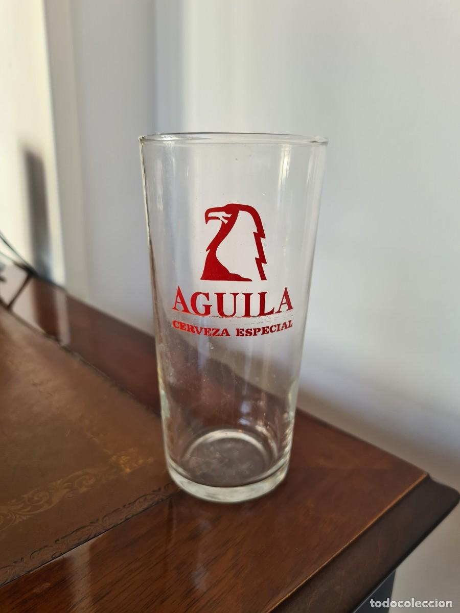 Coleccionismo de cervezas: VASO CERVEZA EL AGUILA - Foto 1