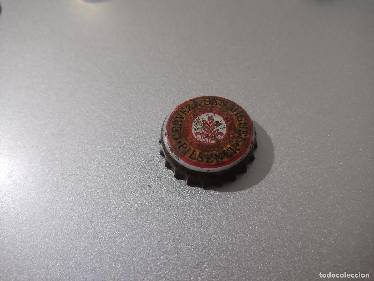 Coleccionismo de cervezas: Chapa Cerveza San Miguel Pilsener (CCC)