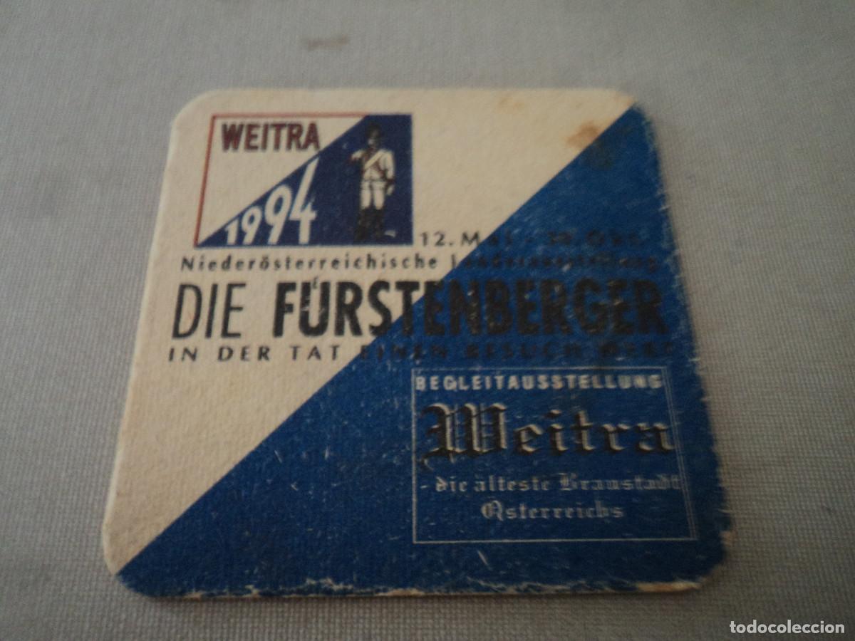 Coleccionismo de cervezas: posavasos duro de cerveza weitra - furstemberg