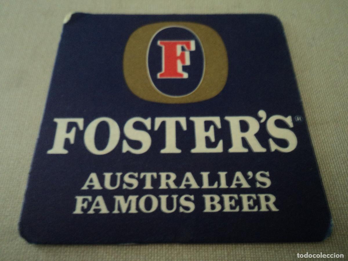 Coleccionismo de cervezas: posavasos duro de cerveza foster&acute;s