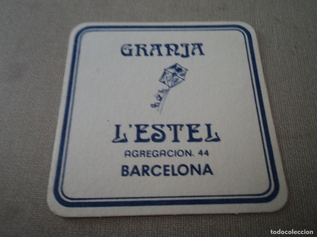 Coleccionismo de cervezas: posavasos granja l&acute;estel barcelona