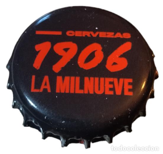 Coleccionismo de cervezas: CHAPA CORONA LA MIL NUEVE - 1906 - ESTRELLA GALICIA.