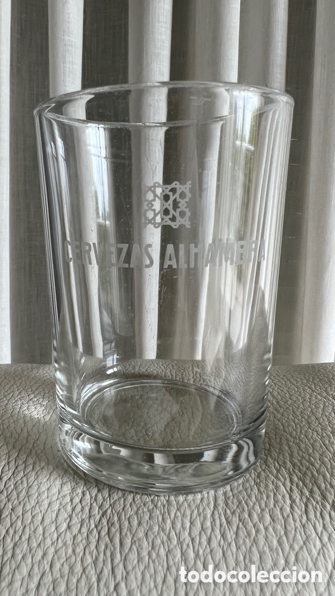 Coleccionismo de cervezas: VASO CERVEZA ALHAMBRA