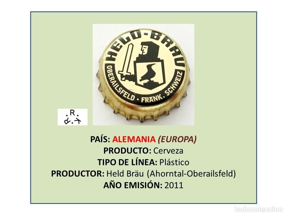 Coleccionismo de cervezas: TAPON CORONA CAPSULA CHAPA CERVEZA HELD-BR&Auml;U (ALEMANIA)