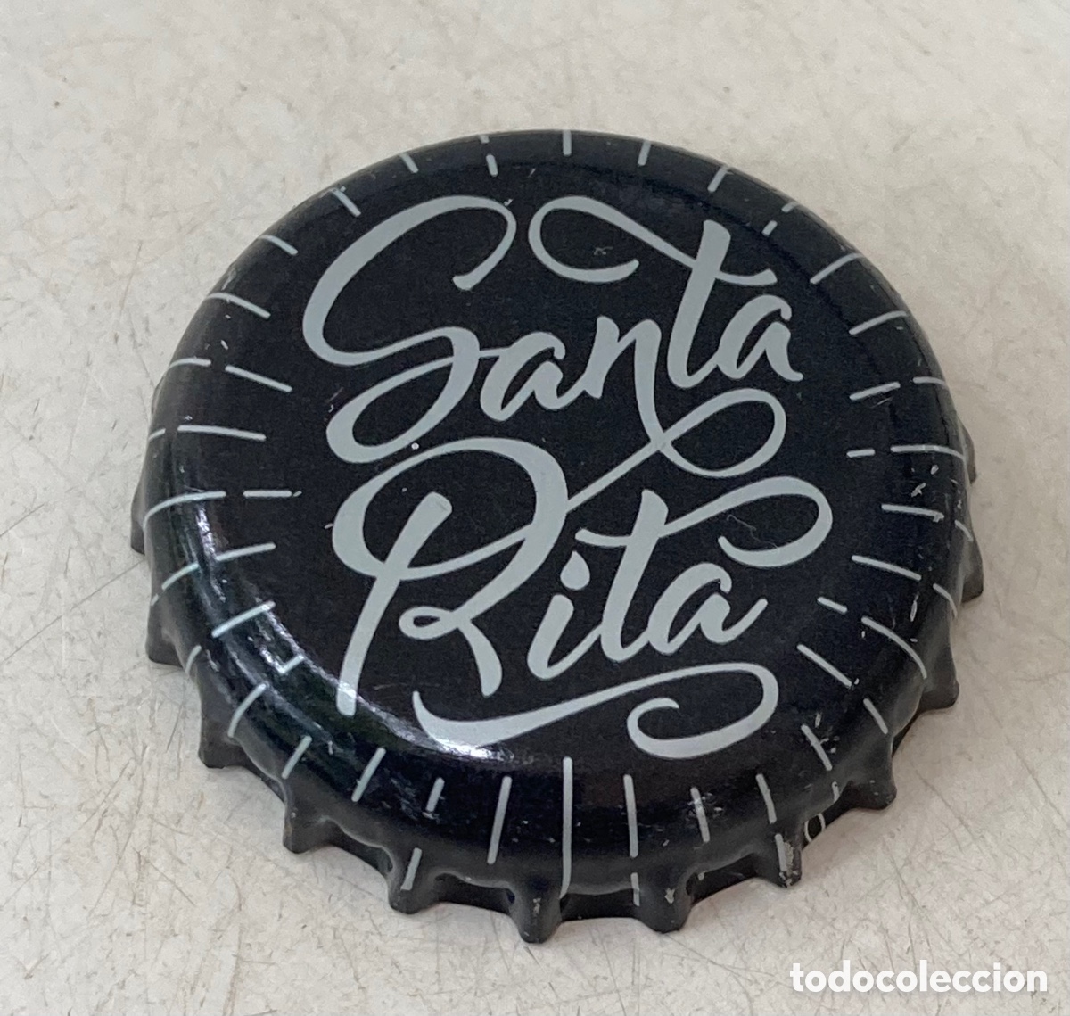 Sammeln von Brauereiartikeln: TAP&Oacute;N CORONA BIRRA CHAPA CERVEZA ARTESANA SANTA RITA DE BARCELONA BEER.(7)-LOTE N. 1732---CARMANJO