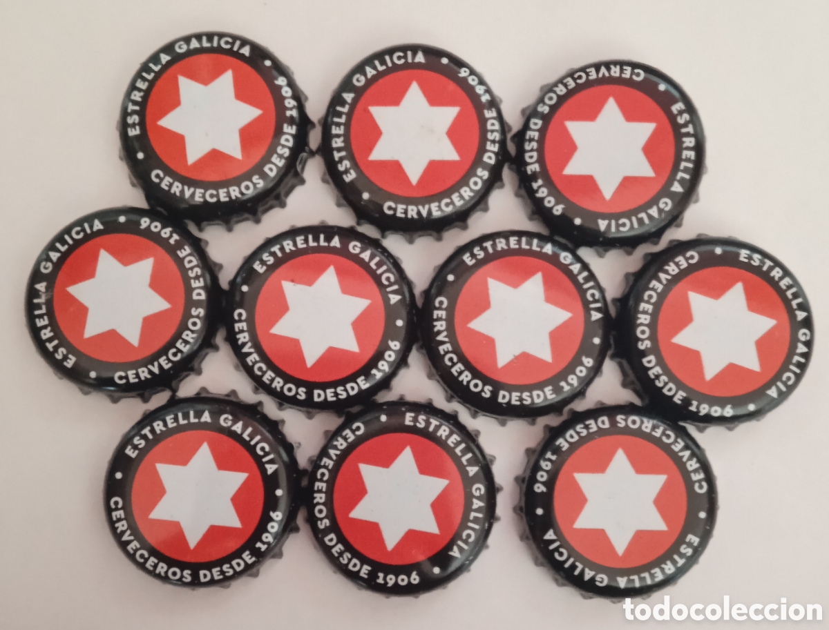 Coleccionismo de cervezas: LOTE CHAPAS ESTRELLA GALICIA