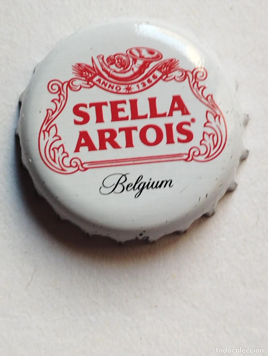 Collectable Beer: CHAPA, TAPA CORONA CERVEZA STELLA ARTOIS- BELGICA- CAPS- TAPON- C13