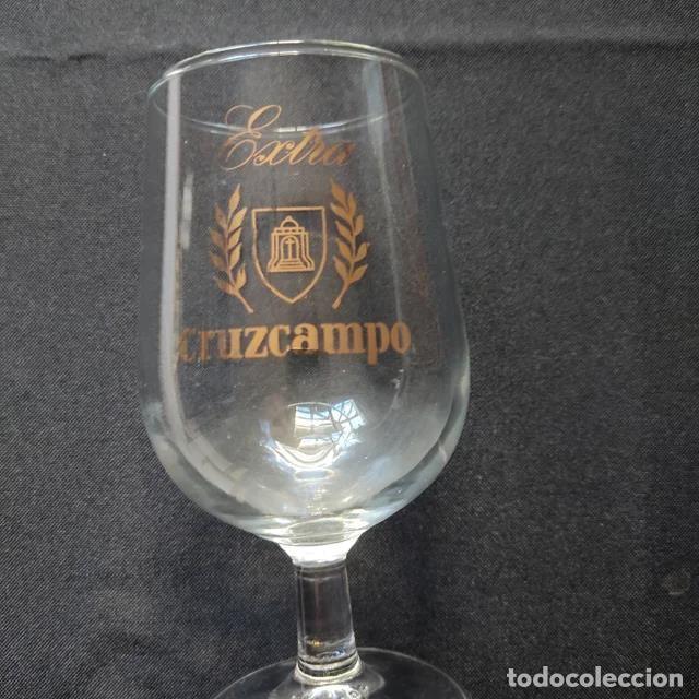 Coleccionismo de cervezas: COPA DE CERVEZA CRUZCAMPO EXTRA - Foto 2