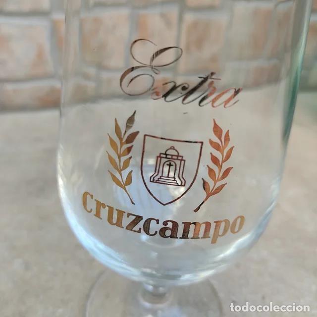 Coleccionismo de cervezas: COPA DE CERVEZA CRUZCAMPO EXTRA - Foto 3