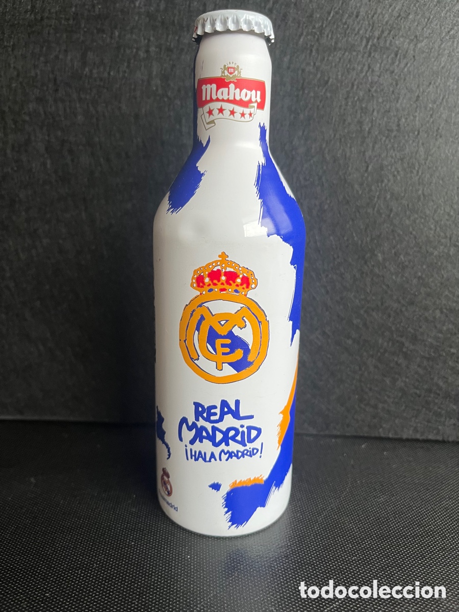 Coleccionismo de cervezas: Botella Mahou Real Madrid