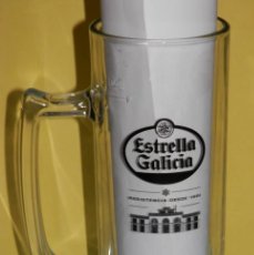 Coleccionismo de cervezas: JARRA DE LA CERVEZA ESTRELLA GALICIA - XACOBEO 2021