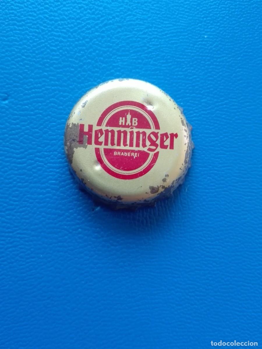 Coleccionismo de cervezas: ANTIGUO TAPON CORONA CERVEZA HENNINGER