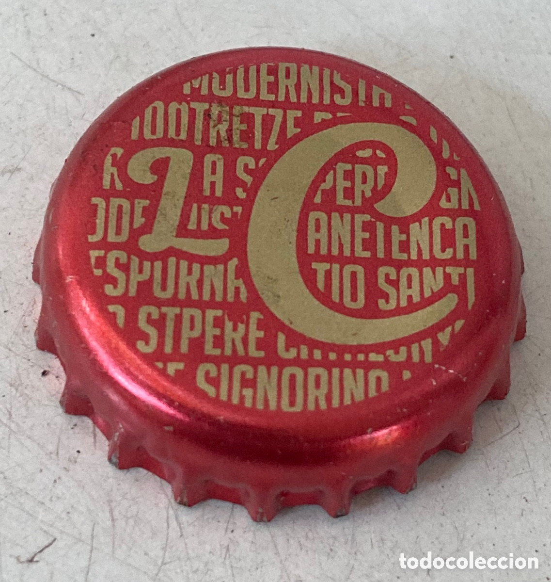 Collezionismo di birre: TAP&Oacute;N CORONA BEER CHAPA CERVEZA CERVESA ARTESANA LA CANETENCA (5). BARCELONA--LOTE N.3645---CARMANJO