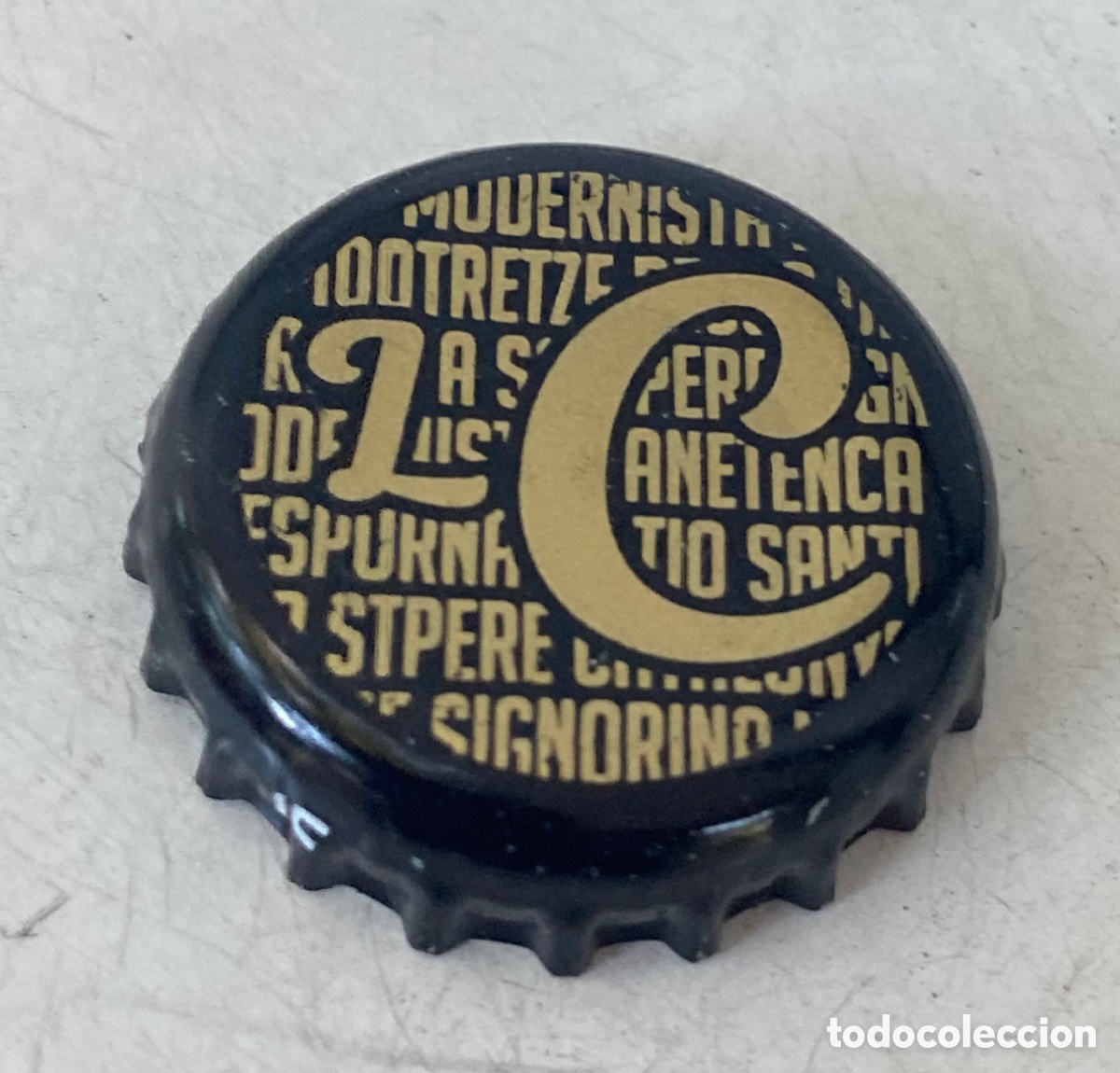 Collezionismo di birre: TAP&Oacute;N CORONA BEER CHAPA CERVEZA CERVESA ARTESANA LA CANETENCA (6). BARCELONA--LOTE N.3646---CARMANJO