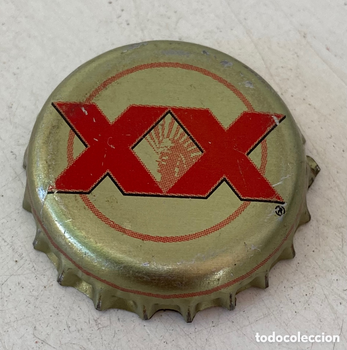 Coleccionismo de cervezas: CHAPA BOTTLE CAP BEER BIRRA BIER BIERE CERVEZA DOS EQUIS. M&Eacute;XICO/M&Eacute;JICO.----LOTE N. 289---CARMANJO
