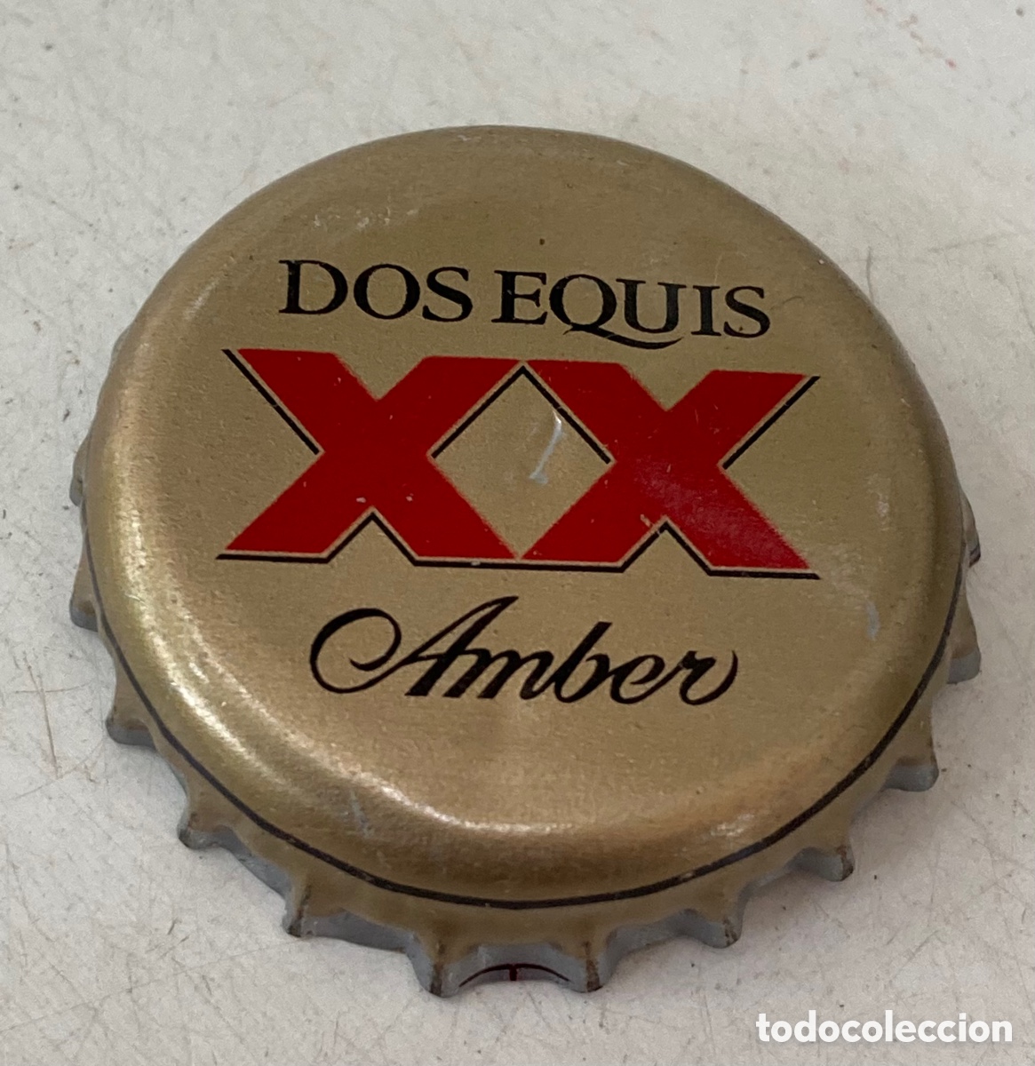 Coleccionismo de cervezas: CHAPA CERVEZA BEER BIRRA TAP&Oacute;N CORONA BOTTLE CAP DOS EQUIS. M&Eacute;XICO/M&Eacute;JICO----LOTE N. 3651--CARMANJO